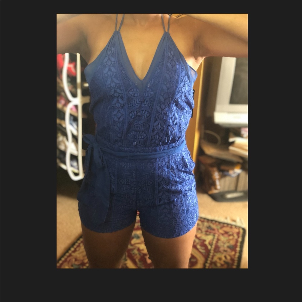 Blue romper